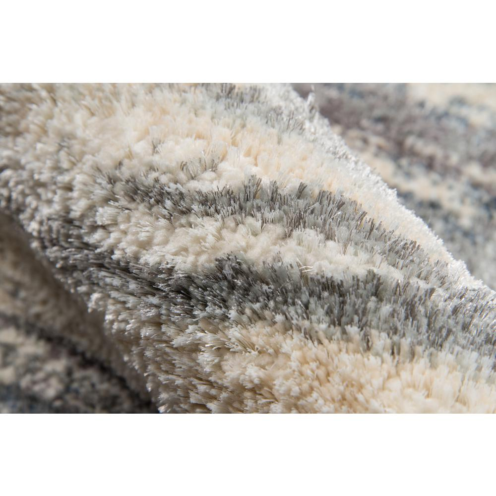 Start2Finish grey contemporary rectangle area rug with subtle pattern, measuring 7&