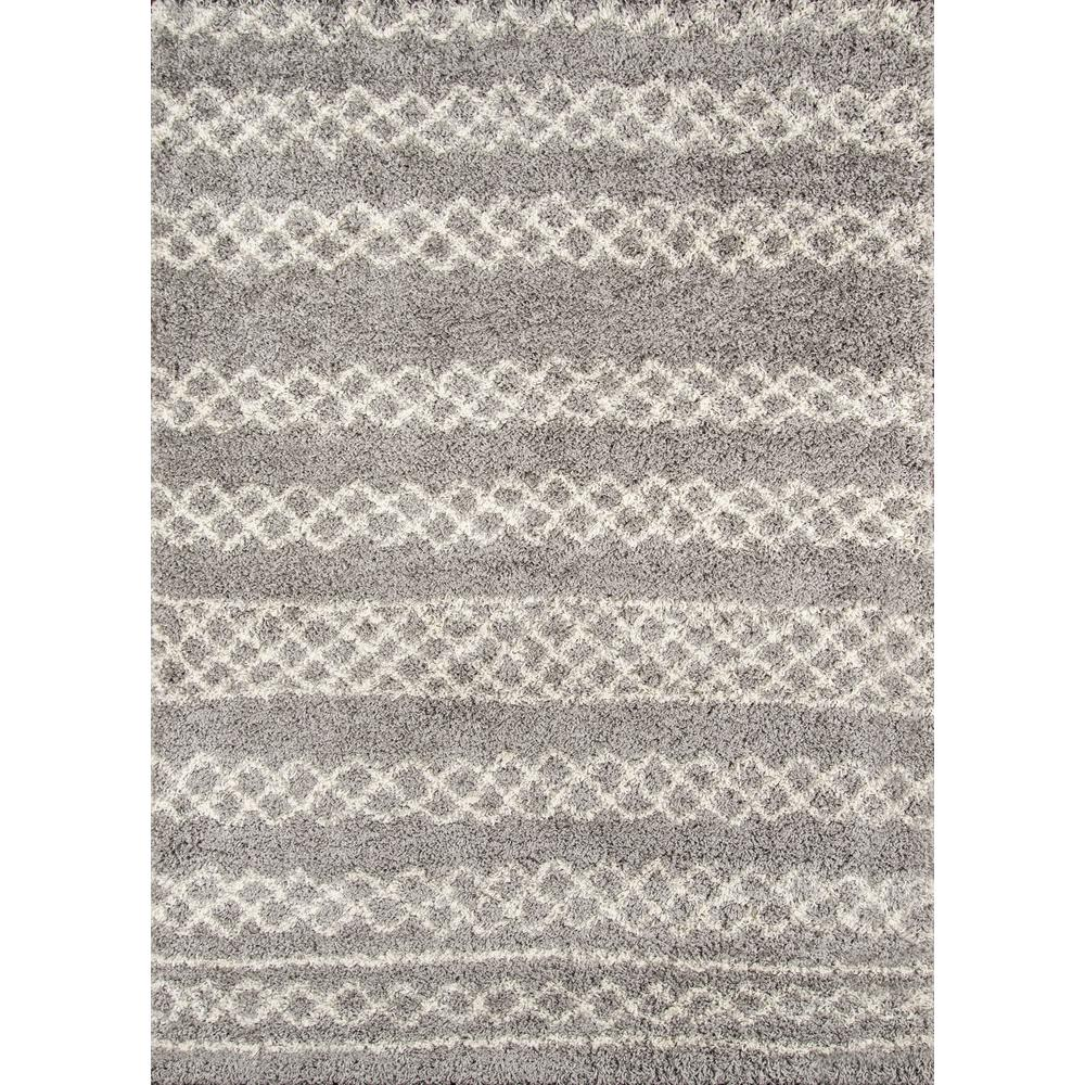 Start2Finish contemporary grey runner area rug, 2&