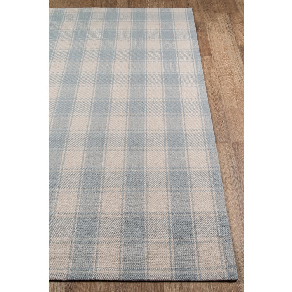Light blue modern rectangle area rug by Start2Finish, 3&