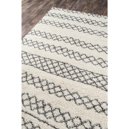 Start2Finish ivory contemporary runner area rug, 2&