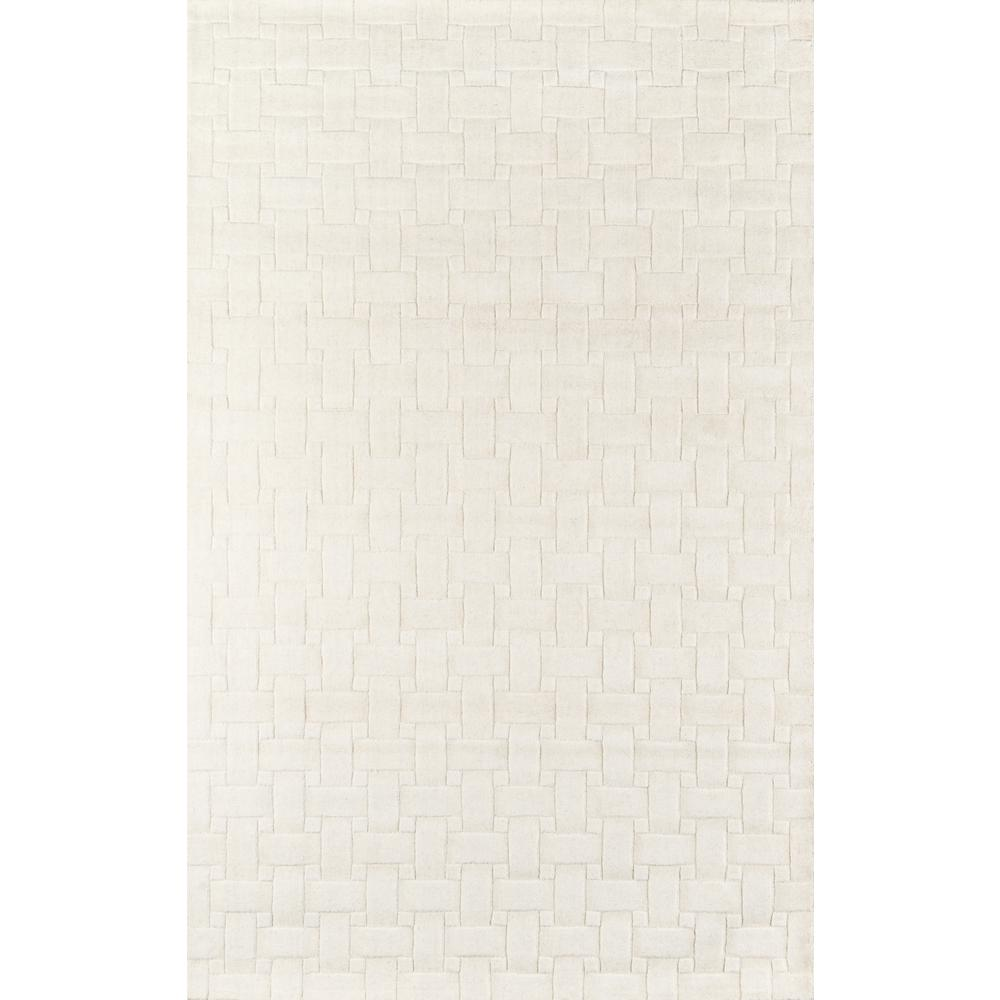 Start2Finish contemporary ivory rectangle area rug, 5&