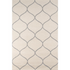 Ivory contemporary rectangle area rug by Start2Finish with a 3&