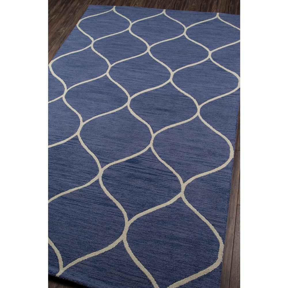 Blue contemporary rectangle area rug by Start2Finish, 3&