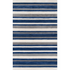 Contemporary navy rectangle area rug by Start2Finish, 5&