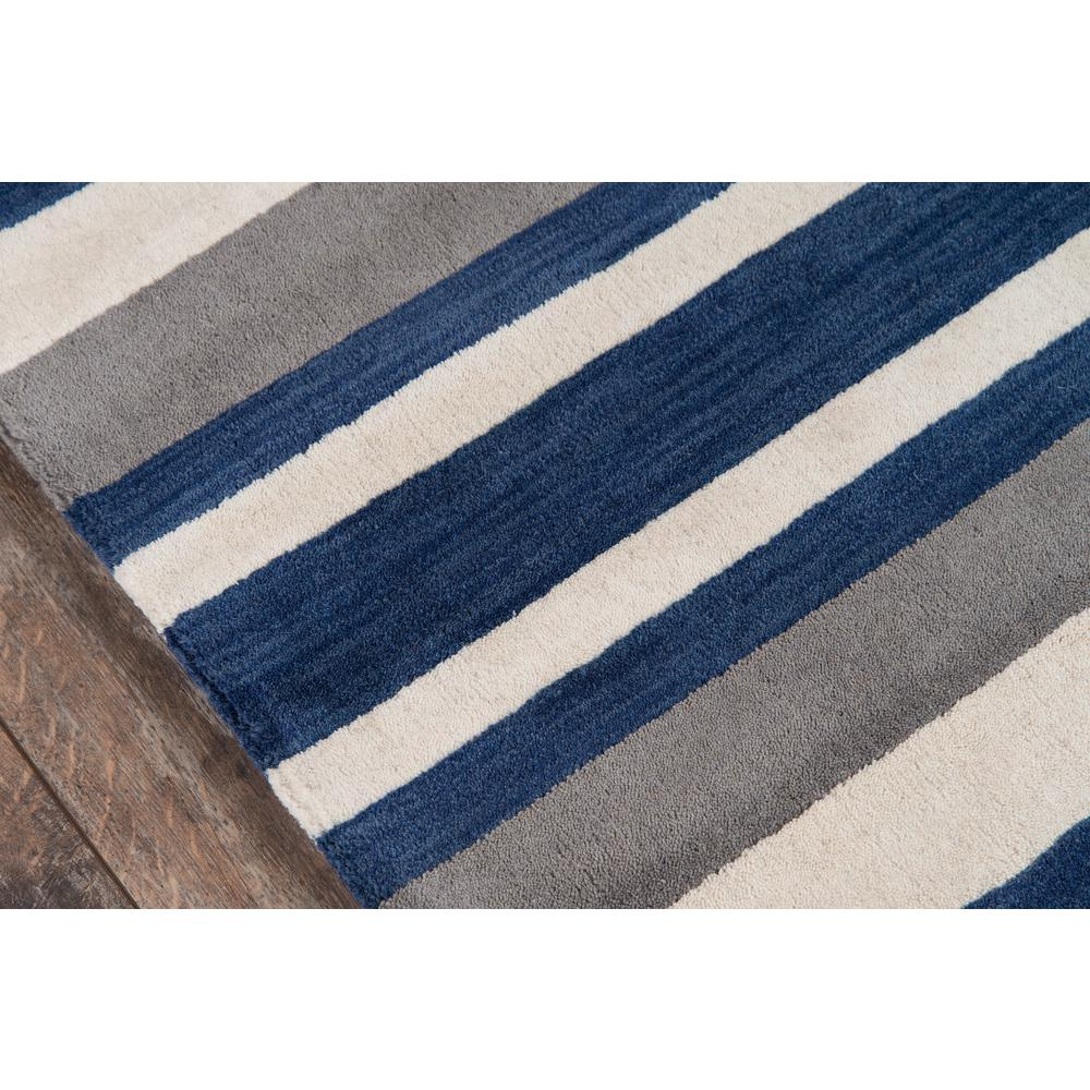 Contemporary navy rectangle area rug by Start2Finish, 5&