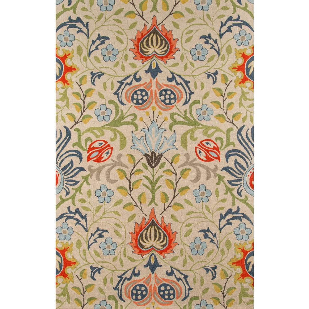 Start2Finish casual rectangle area rug in multi-color pattern, 3&