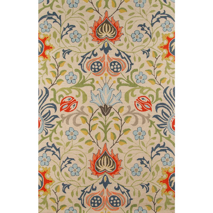 Start2Finish casual rectangle area rug in multi-color pattern, 3&