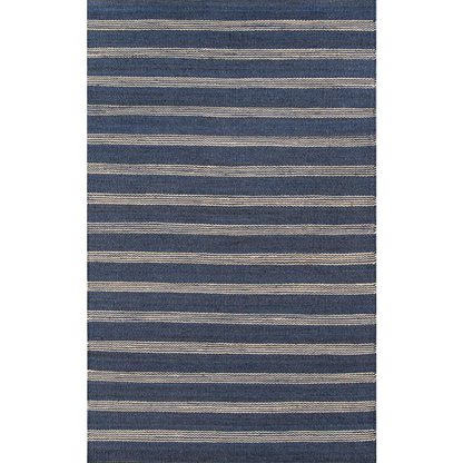 Start2Finish navy contemporary runner area rug, 2&