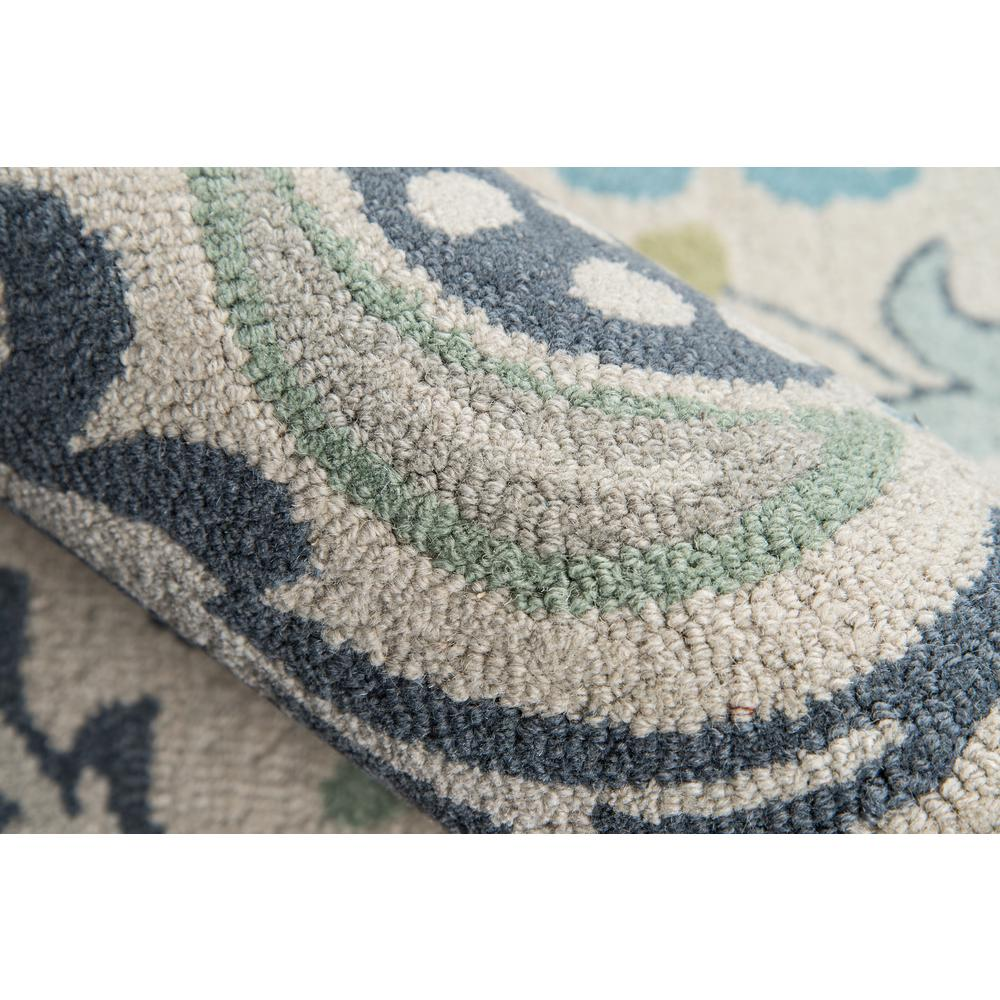 Blue casual rectangle area rug by Start2Finish, 5&