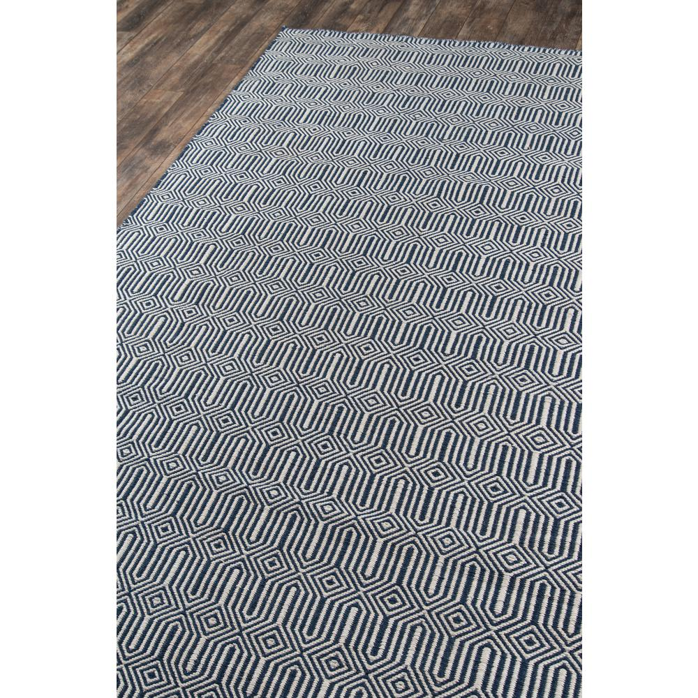 Start2Finish contemporary navy rectangle area rug, 5&
