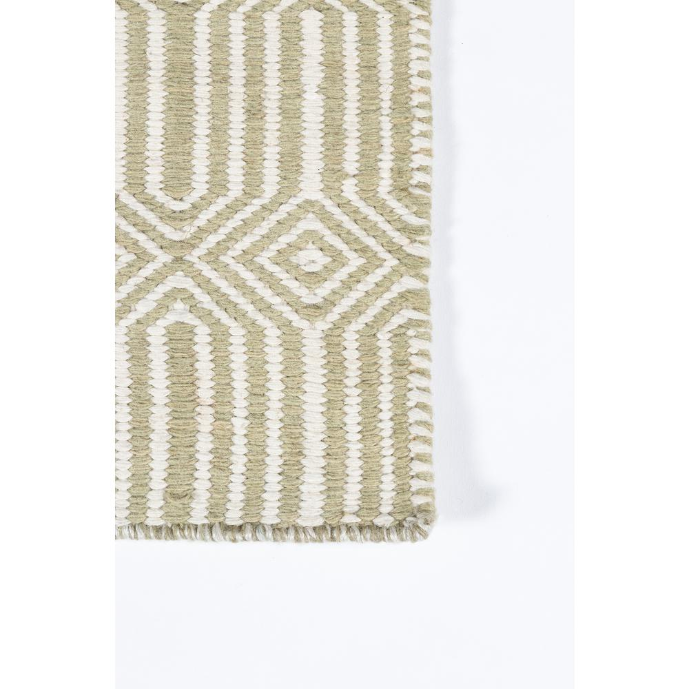 Start2Finish contemporary rectangle area rug in green, 5&