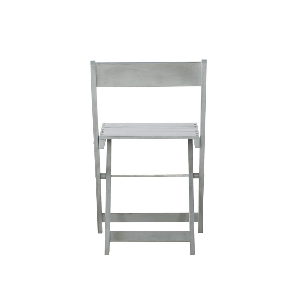 Start2Finish Rockport gray three-piece square table set with modern design and sturdy wooden legs, perfect for dining or workspace.