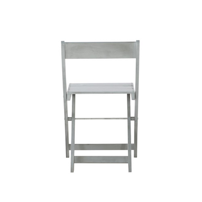 Start2Finish Rockport gray three-piece square table set with modern design and sturdy wooden legs, perfect for dining or workspace.
