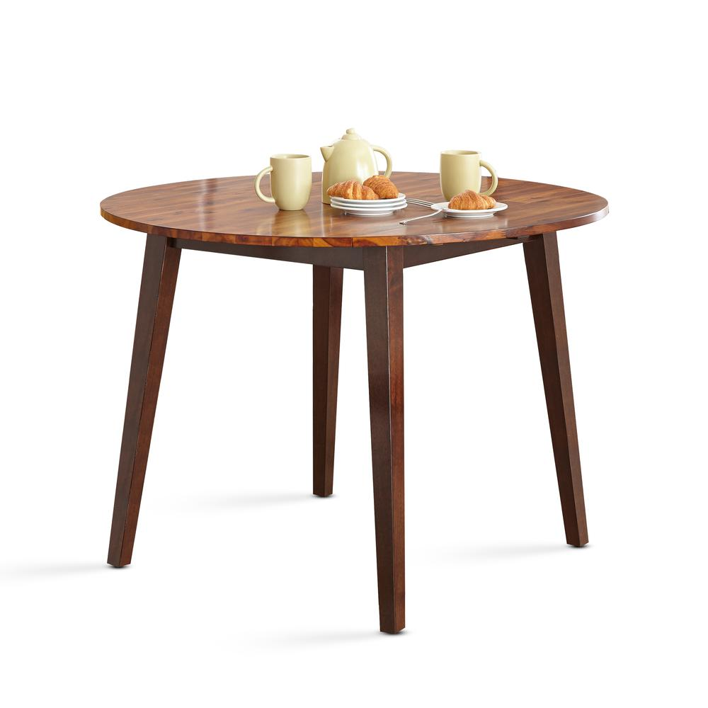 Start2Finish Abaco 3-piece dining set with a table and two chairs, featuring modern design and wooden finish.