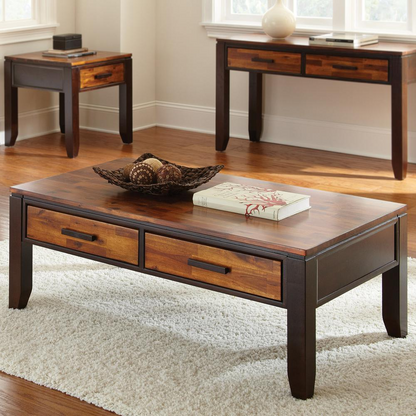 Start2Finish Abaco Cocktail Table with a round wooden top and metal legs, ideal for modern living or entertainment spaces.