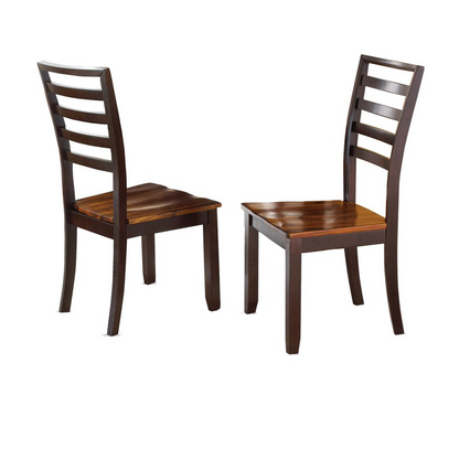 Start2Finish Abaco Side Chair with wooden legs and upholstered seat, modern furniture piece for dining or living spaces.