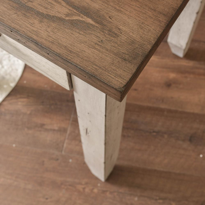 Start2Finish Bear Creek Cocktail Table with wooden top and metal legs, modern furniture piece for living spaces.