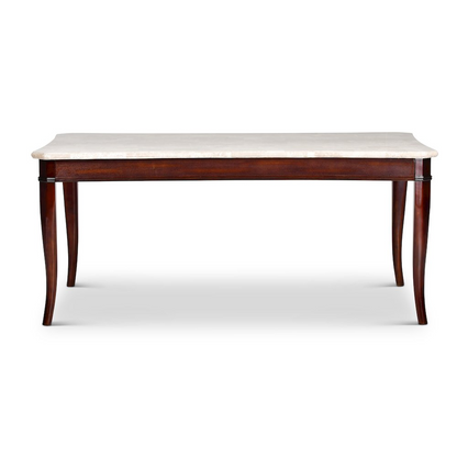 Start2Finish Marseille marble top table showcasing a sleek round design with a smooth marble surface and sturdy legs.