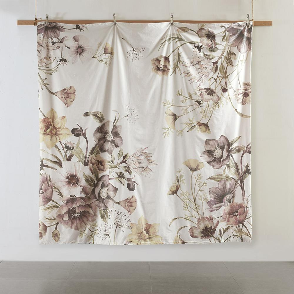 Start2Finish Cassandra 3-piece cotton printed duvet cover set in blush, showcasing soft bedding with floral design.