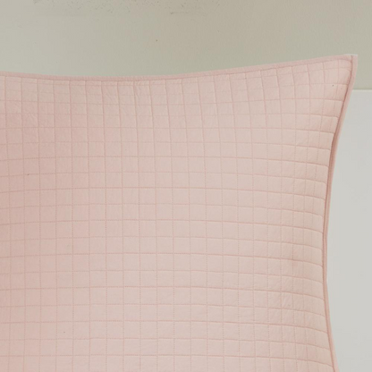 Start2Finish cotton jacquard duvet cover set with euro shams and throw pillows, featuring intricate woven patterns and coordinating bedding.