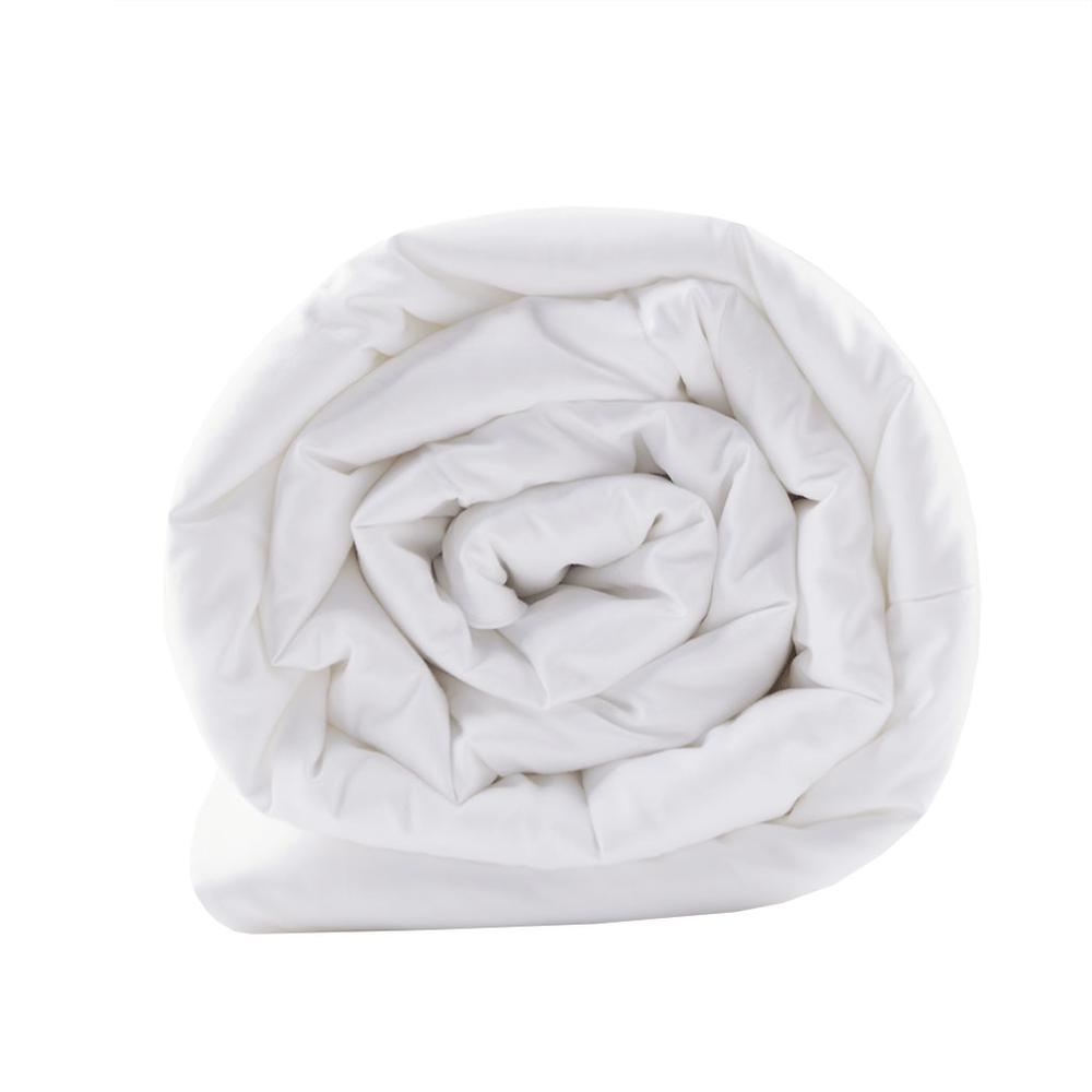 Start2Finish cotton down alternative comforter with soft, plush fabric and quilted design for cozy, featherless sleep.