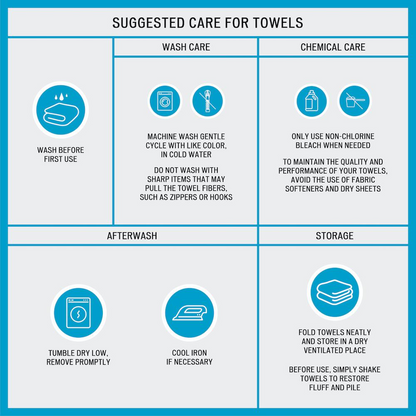 Start2Finish 6-piece Jacquard towel set with patterned design, includes bath and hand towels, soft and absorbent for bathroom use