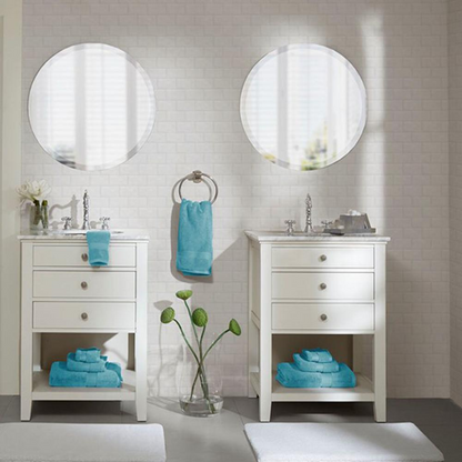 Start2Finish 8-piece cotton bath towel set with antimicrobial properties, featuring soft, absorbent towels in various sizes.