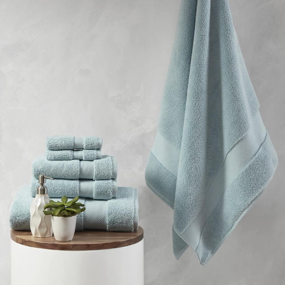 Start2Finish 1000gsm 100% cotton 6-piece towel set with plush, absorbent towels displayed in a clean, organized arrangement.