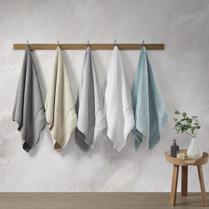 Start2Finish 1000gsm 100% Cotton towel set with six soft, absorbent bath towels displayed in a neutral setting.