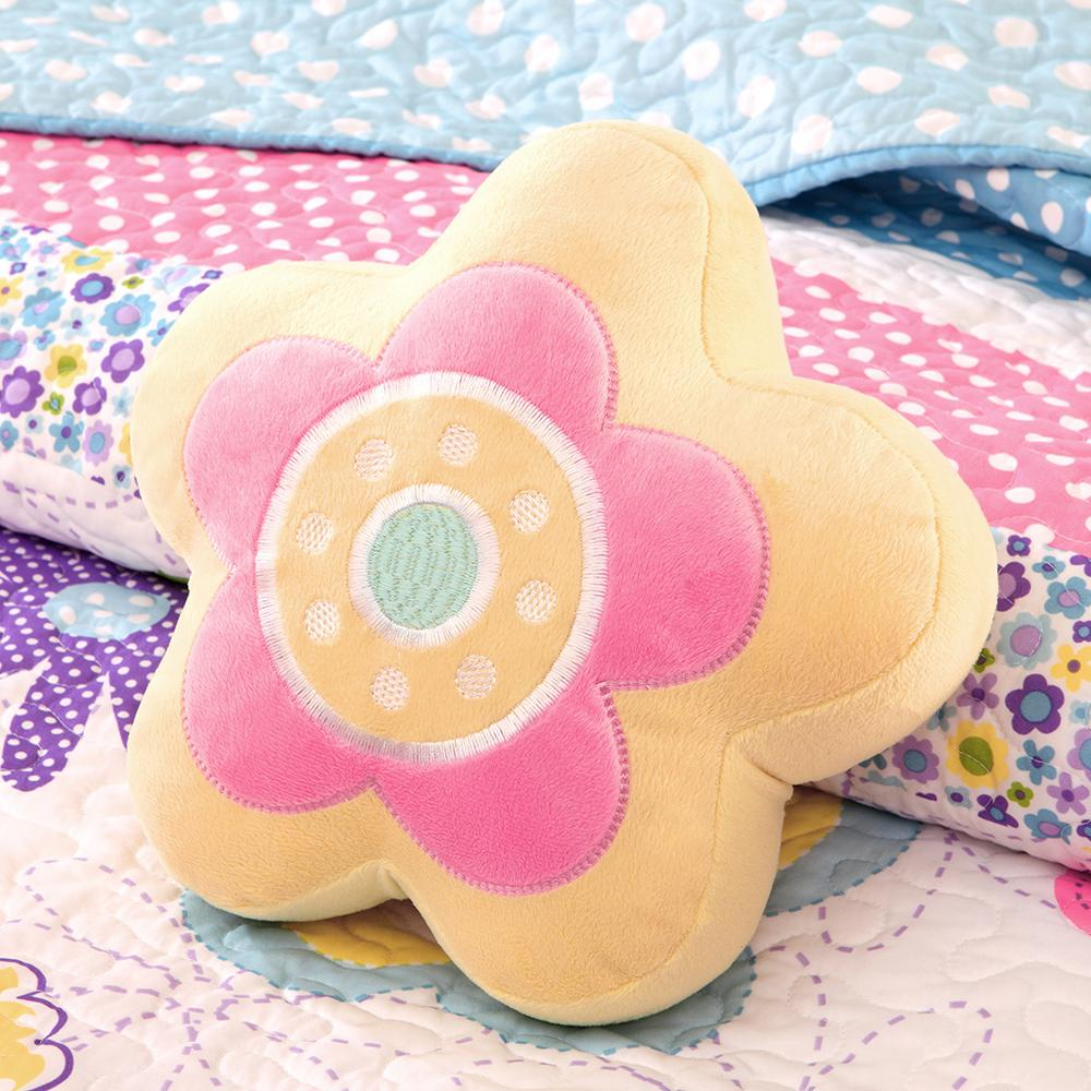 Reversible quilt set with matching throw pillow from Start2Finish, featuring soft fabric and stylish patterns for cozy bedroom decor.