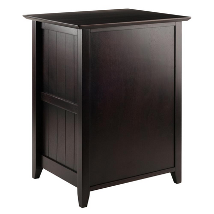 Start2Finish Burke File Cabinet in coffee finish, modern furniture with multiple drawers and sleek design.