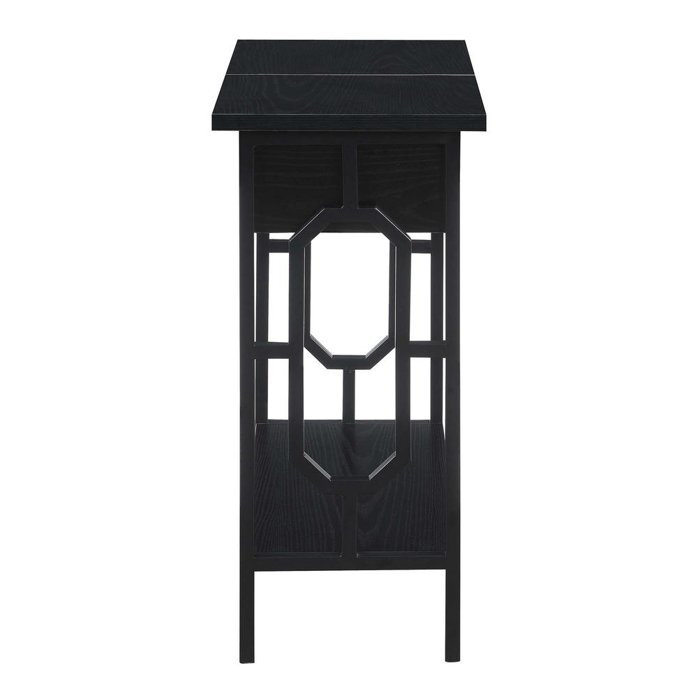 Omega Flip Top End Table with Charging Station by Start2Finish, featuring a modern design and built-in charging ports.