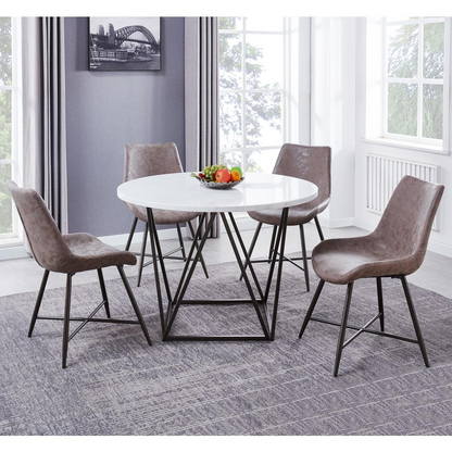 Start2Finish Ramona 5-piece set includes stylish dinnerware with plates, bowls, and mugs in vibrant colors.