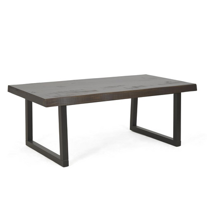 Start2Finish Jennings Live Edge Cocktail table showing a rustic wooden surface with natural live edge details.