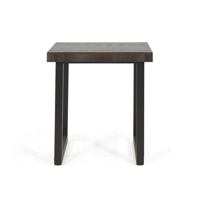 Start2Finish Jennings live edge end table showing natural wood grain and rustic design for modern living room decor.