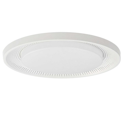 Start2Finish 30W flushmount lighting fixture with white acrylic diffuser, ideal for modern ceiling illumination.