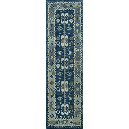 Blue traditional runner area rug by Start2Finish, 2&
