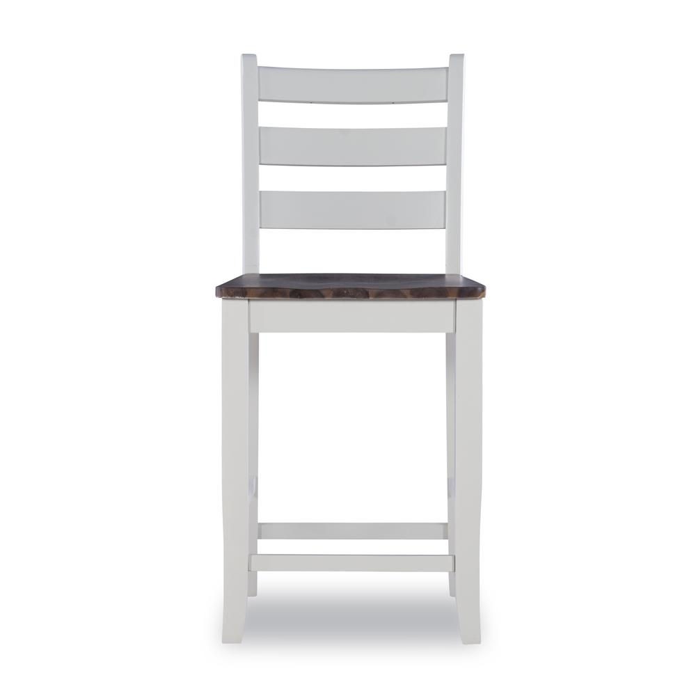 Start2Finish Colm counter stool with wooden seat and metal legs, modern design suitable for kitchen or bar area.