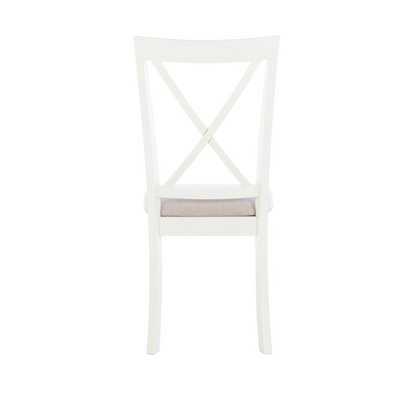 Start2Finish Jane Grey side chair with wooden legs and upholstered seat in a modern furniture style.