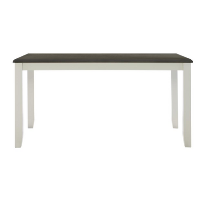 Start2Finish Jane Grey Dining Table, modern furniture piece with wooden finish, showcasing its sleek tabletop and sturdy legs.