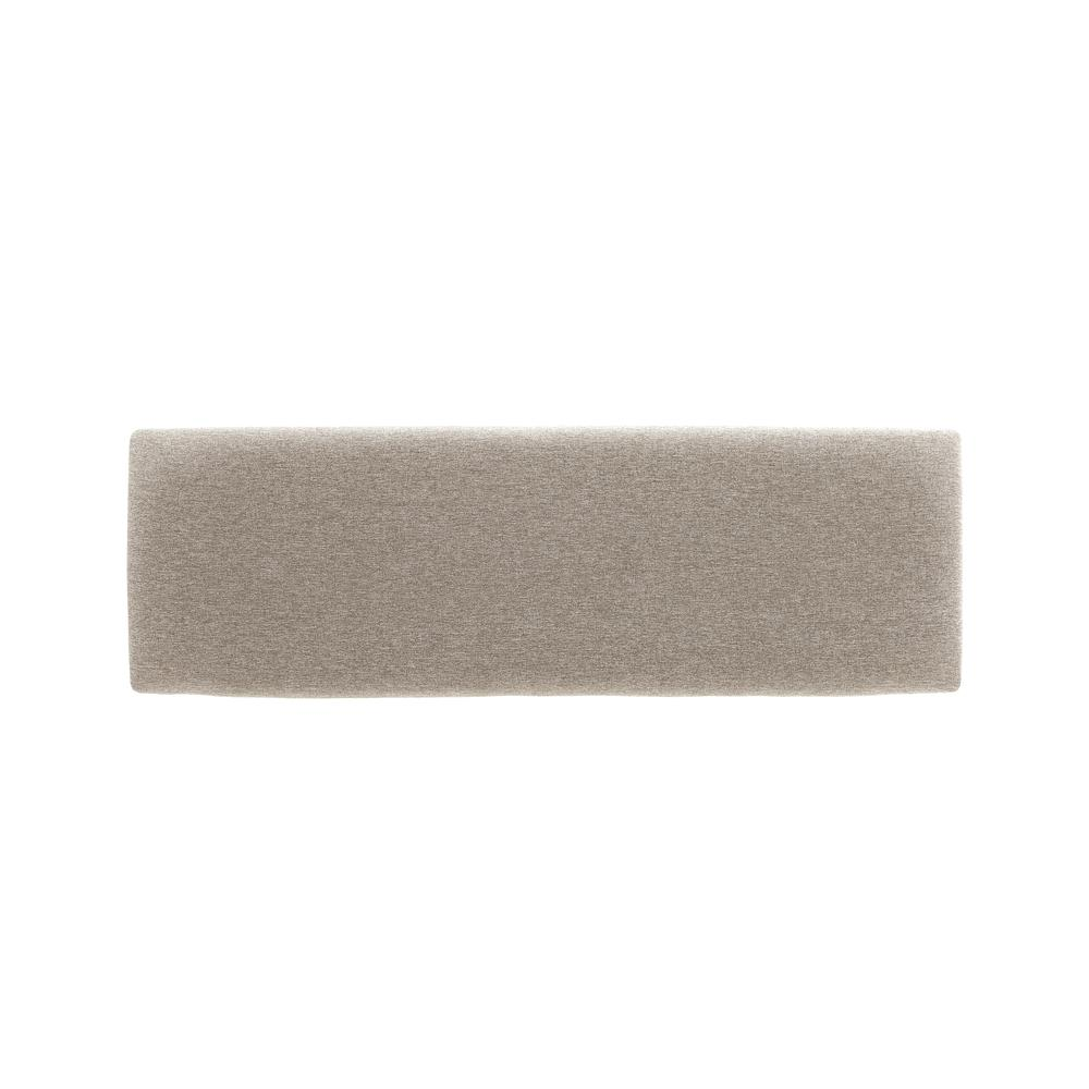 Start2Finish Jane Brown wooden bench with cushioned seat and sturdy legs, ideal for entryways or living rooms.