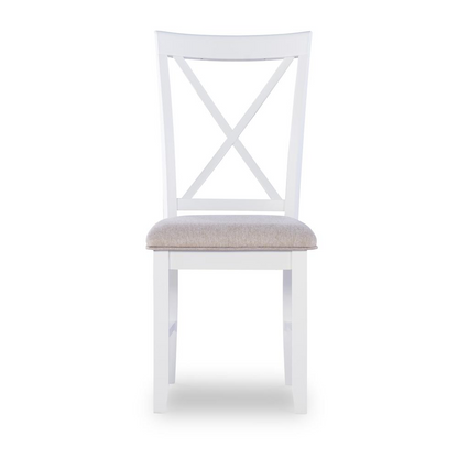 Start2Finish Jane Brown side chair with wooden frame and cushioned seat, featuring a modern design and ergonomic comfort.