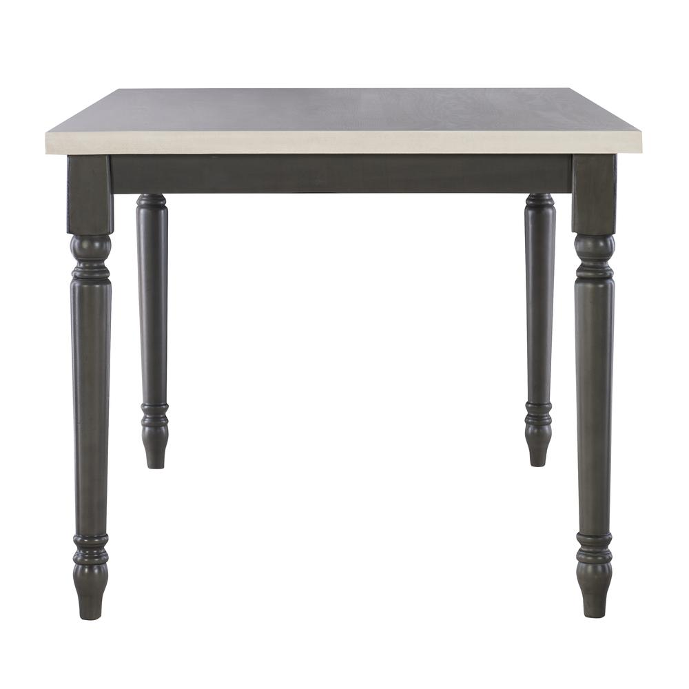 Willow Grey Dining Table by Start2Finish showing a modern rectangular table with grey wood finish and sturdy legs.