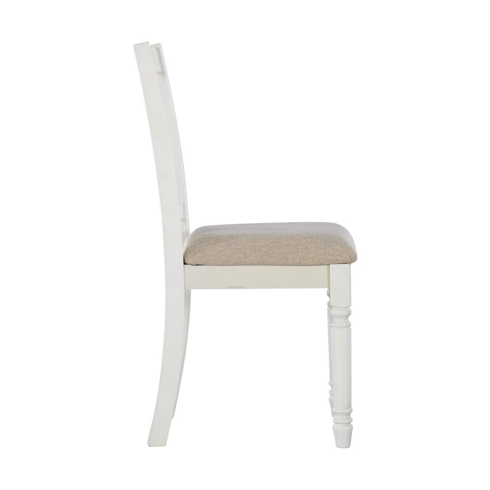 Willow Brown Side Chair by Start2Finish, featuring a wooden frame and upholstered seat, set against a neutral background.