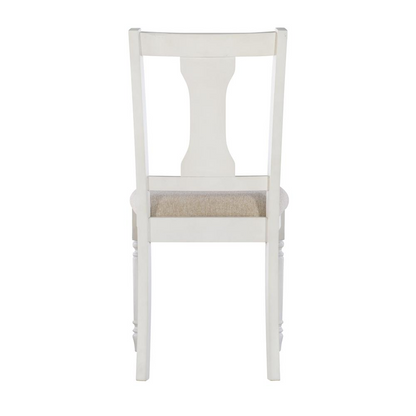 Willow Brown Side Chair by Start2Finish featuring a wooden frame and cushioned seat, perfect for dining or living room furniture.