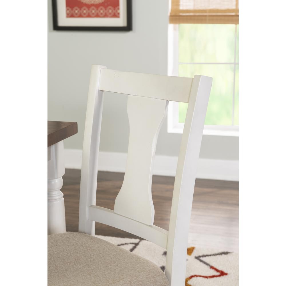 Willow Brown Side Chair by Start2Finish featuring a wooden frame and upholstered seat for modern dining or accent use.