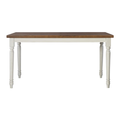 Willow Brown Dining Table by Start2Finish featuring a sturdy wooden surface and modern design for dining room decor.