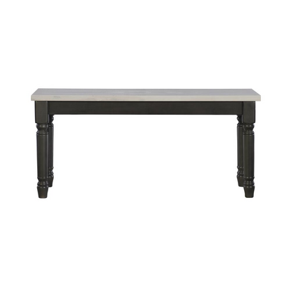 Willow Grey Bench by Start2Finish featuring a sturdy wooden frame and grey upholstered seat for stylish seating.