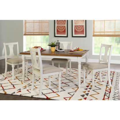 Willow Brown and White 5-piece bedding set by Start2Finish with patterned duvet cover and matching pillow shams on a bed.