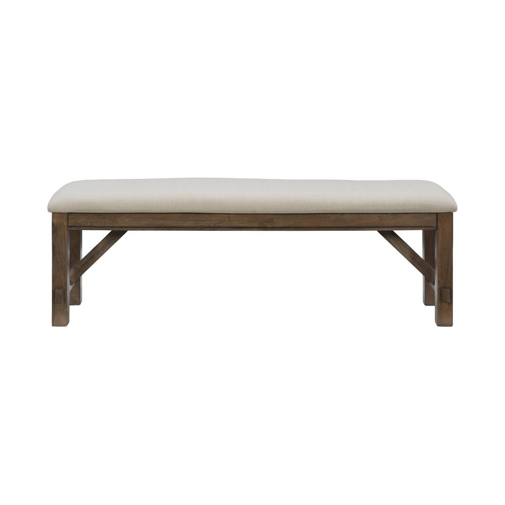 Rustic Turino Umber Bench by Start2Finish featuring a sturdy wooden design with a natural finish and rustic style.